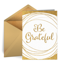 Gold Be Grateful card image