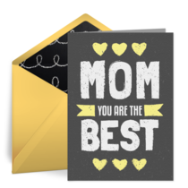 Best Mom Chalkboard card image