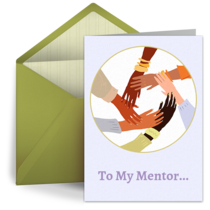 To My Mentor card image
