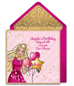 free barbie online invitations punchbowl