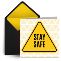 Stay Safe Sign card image