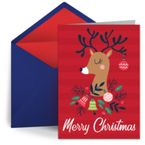 Ornaments Reindeer card image