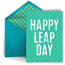 Happy Leap Day card image
