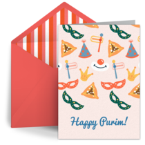 Purim Party Pattern card image