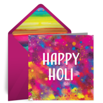 Holi Paint Burst card image