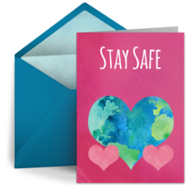 Stay Safe Globe card image