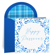 Passover Floral card image