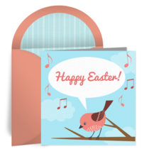 Happy Easter Bird card image