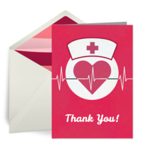 Thank You Heartbeat card image