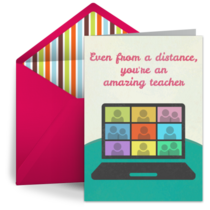 Distance Teaching card image