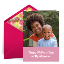 Stepmom Photo card image