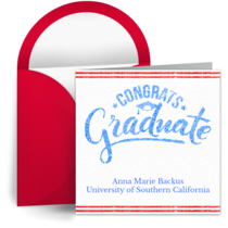 Congrats Graduate Stamp card image