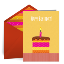 Birthday Candle card image