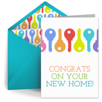 New Home Congrats card image