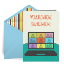 Work From Home Dad card image
