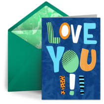 Father's Day Love You card image
