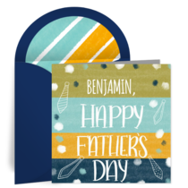 Personalized Dad card image