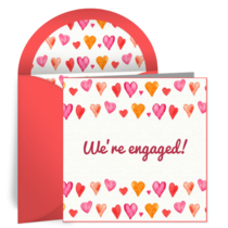 Engagement Hearts card image