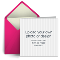 Upload Square - Pink card image