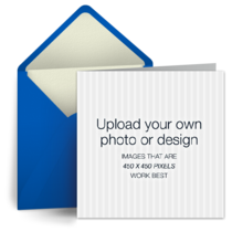 Upload Square - Blue card image