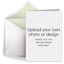 Upload - White card image