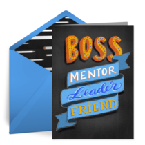 Boss, Mentor, Leader, Friend card image
