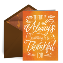 Always Thankful card image