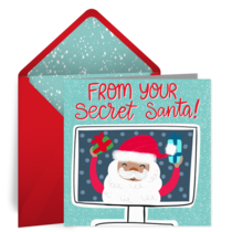 Virtual Secret Santa card image