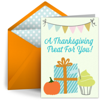 Thanksgiving Treat card image