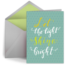 Let The Light Shine Bright card image