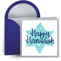 Hanukkah Star card image