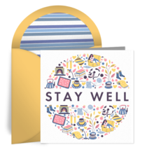 Stay Well Circle card image