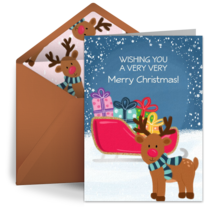 Red-Nosed Reindeer card image