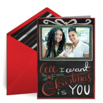 All I Want For Christmas Is You card image