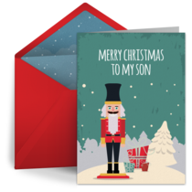 Merry Christmas to my Son card image