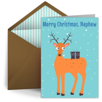 Merry Christmas to my Nephew card image