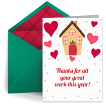 Happy Holiday House card image