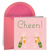 Cheers Champagne card image