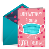 Safe Distance Birthday To You card image