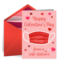 Valentine's Day Mask card image