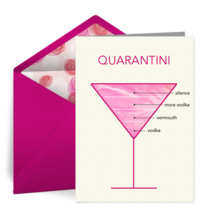 Valentine's Day Quarantini card image