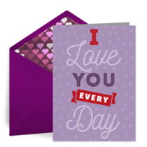 Love You Every Day card image