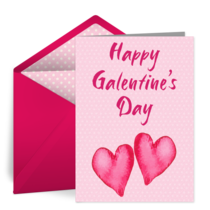 Galentine's Day Hearts card image