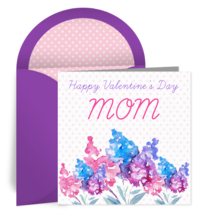 Mom Valentine card image