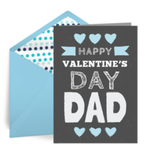 Dad Valentine card image