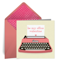 Office Valentine card image