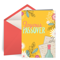 Joyous Passover card image