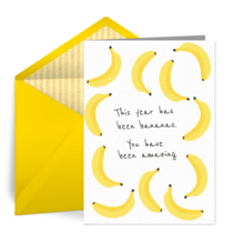 This Year Has Been Bananas card image