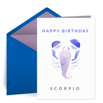 Zodiac - Scorpio card image