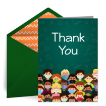 Thanks To All The Teachers card image